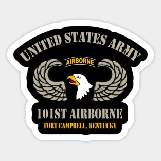 United States Army Airborne 101st Fort Campbell Veteran Mens Sticker